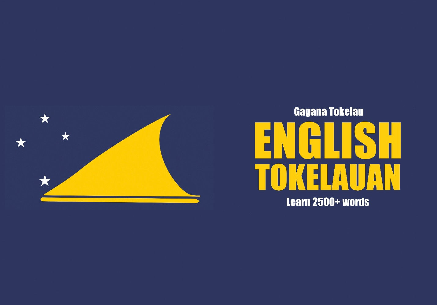 Tokelauan language learning notebook cover