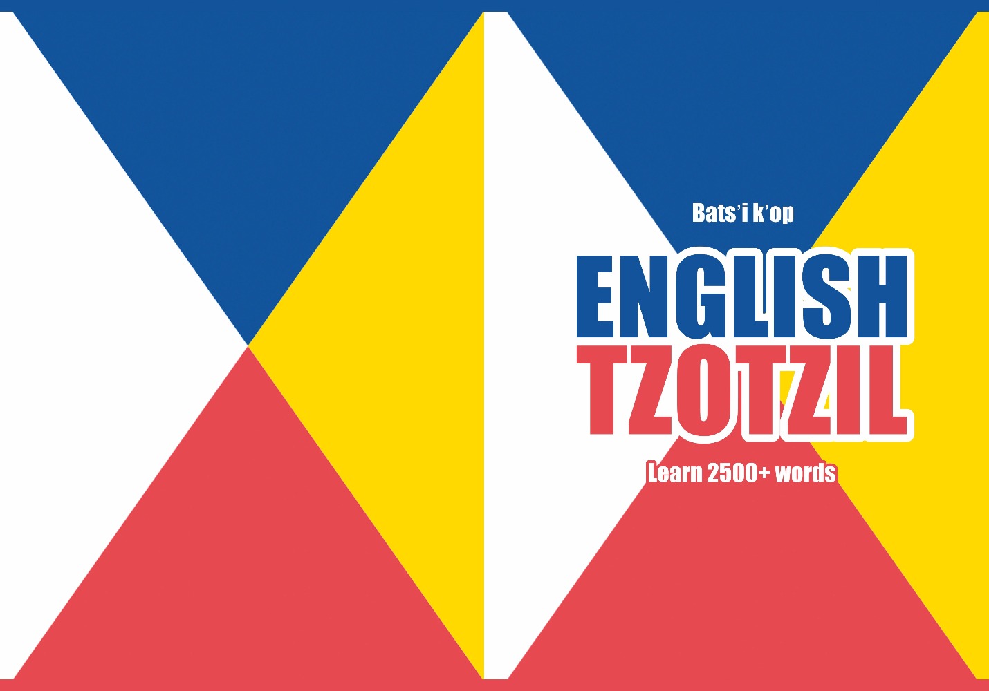 Tzotzil language learning notebook cover