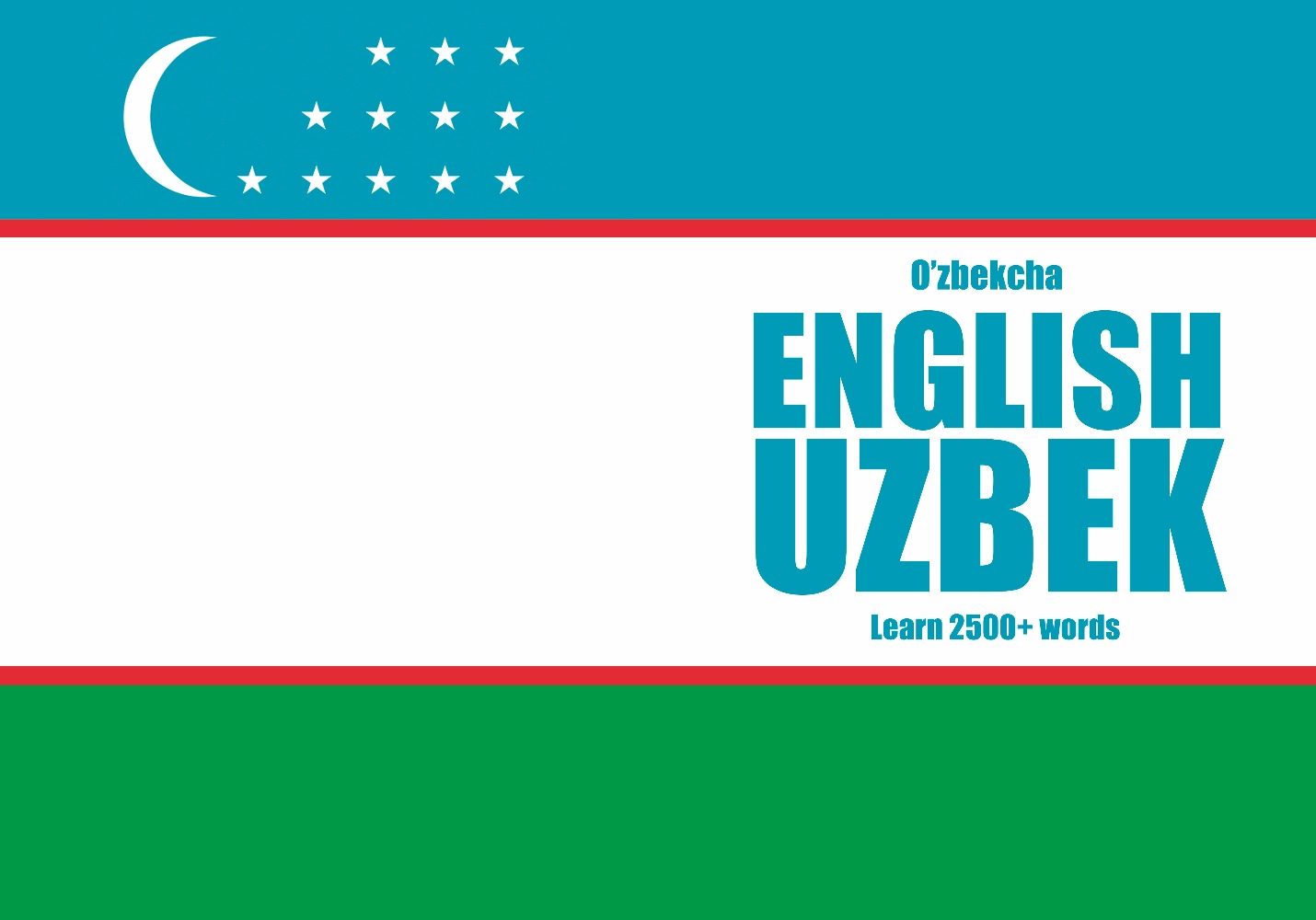 Uzbek language learning notebook cover