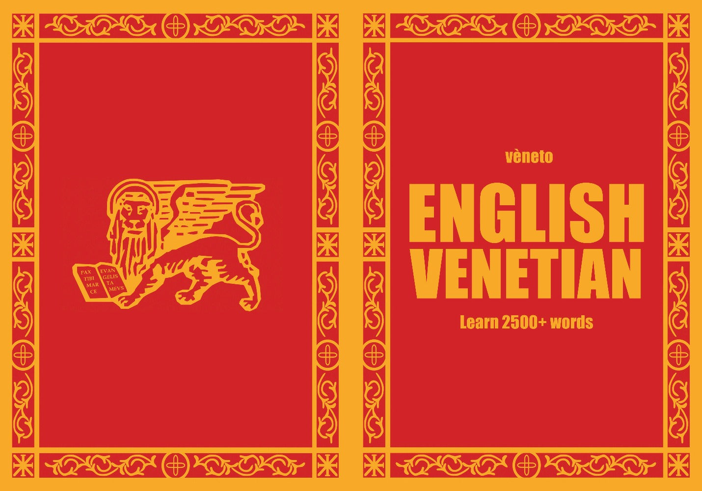 Venetian language learning notebook cover