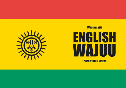 Wajuu language learning notebook cover