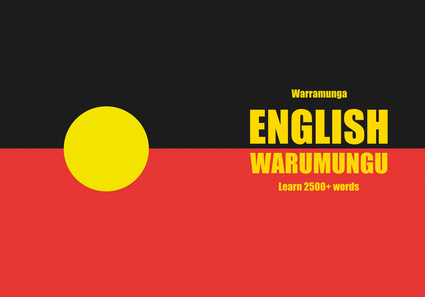 English-Warumungu fill in the blanks notebook