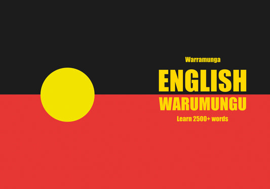 English-Warumungu fill in the blanks notebook