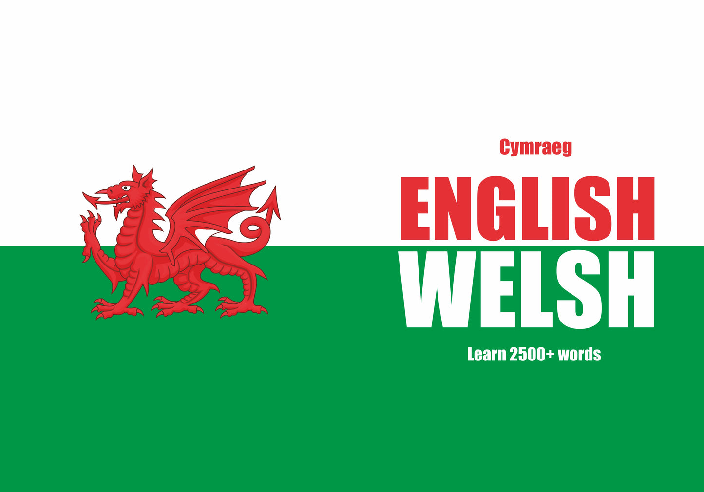 Welsh language learning notebook cover