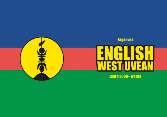 West Uvean language learning notebook cover