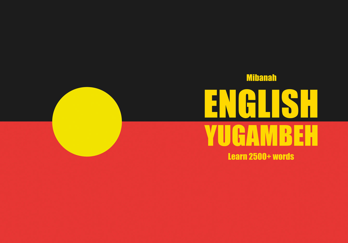 English-Yugambeh fill in the blanks notebook