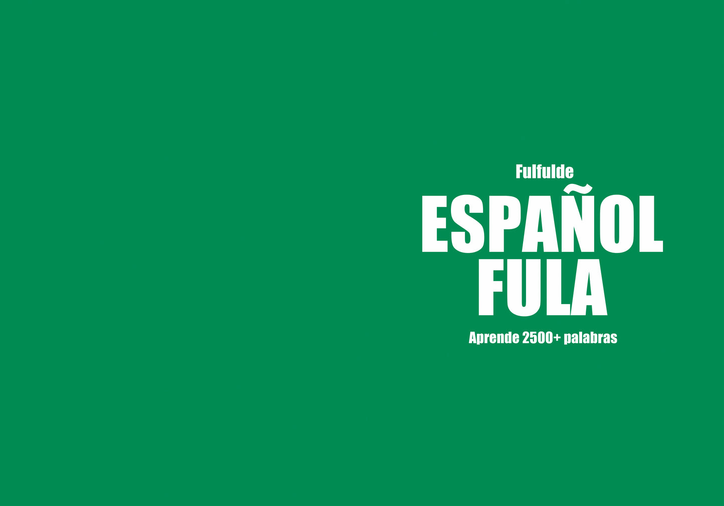 Español-fula cuaderno de vocabulario