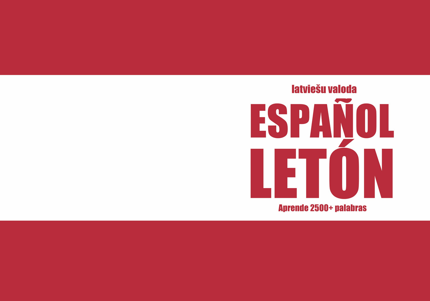 Español-letón cuaderno de vocabulario