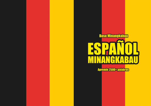 Español-minangkabau cuaderno de vocabulario