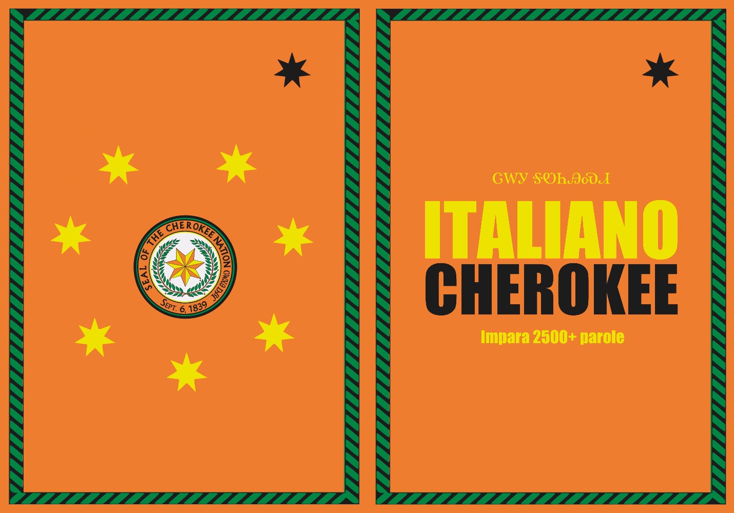 copertina del quaderno di cherokee