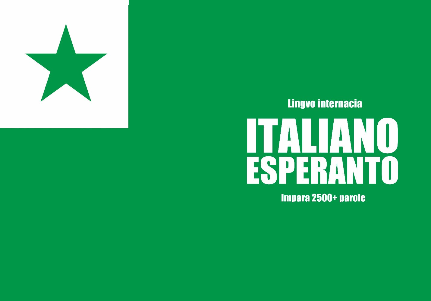 copertina del quaderno di esperanto