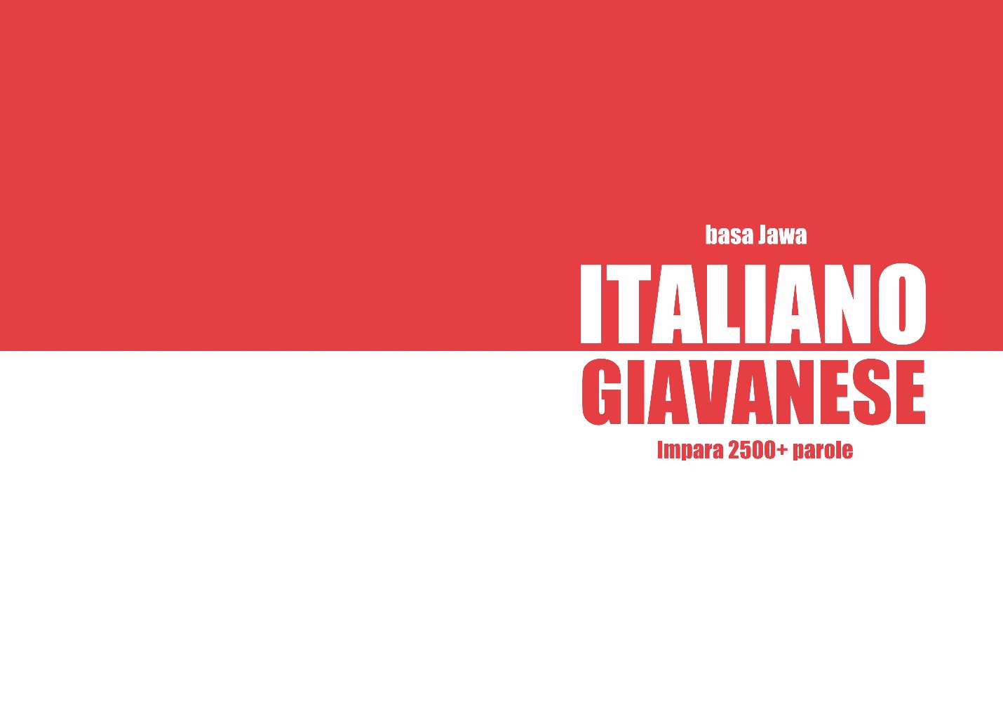 copertina del quaderno di giavanese