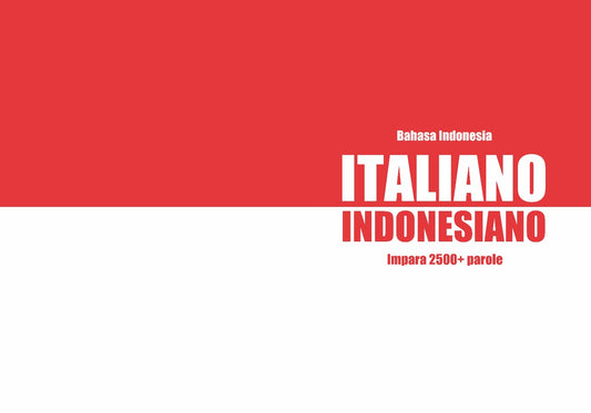 copertina del quaderno di indonesiano