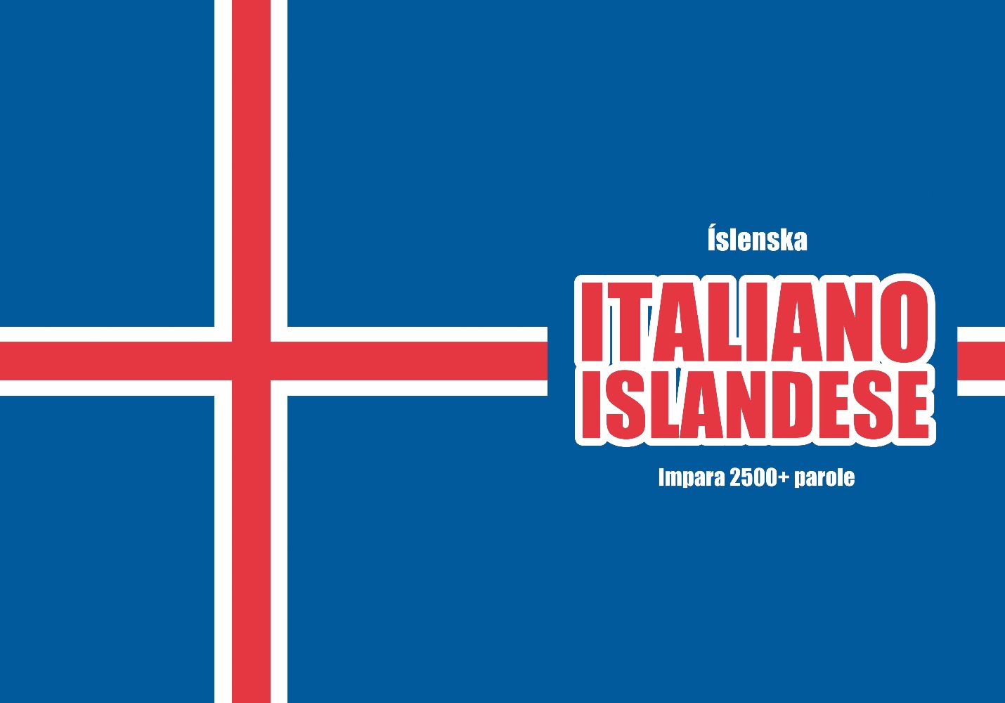 copertina del quaderno di islandese