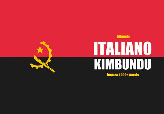 copertina del quaderno di kimbundu