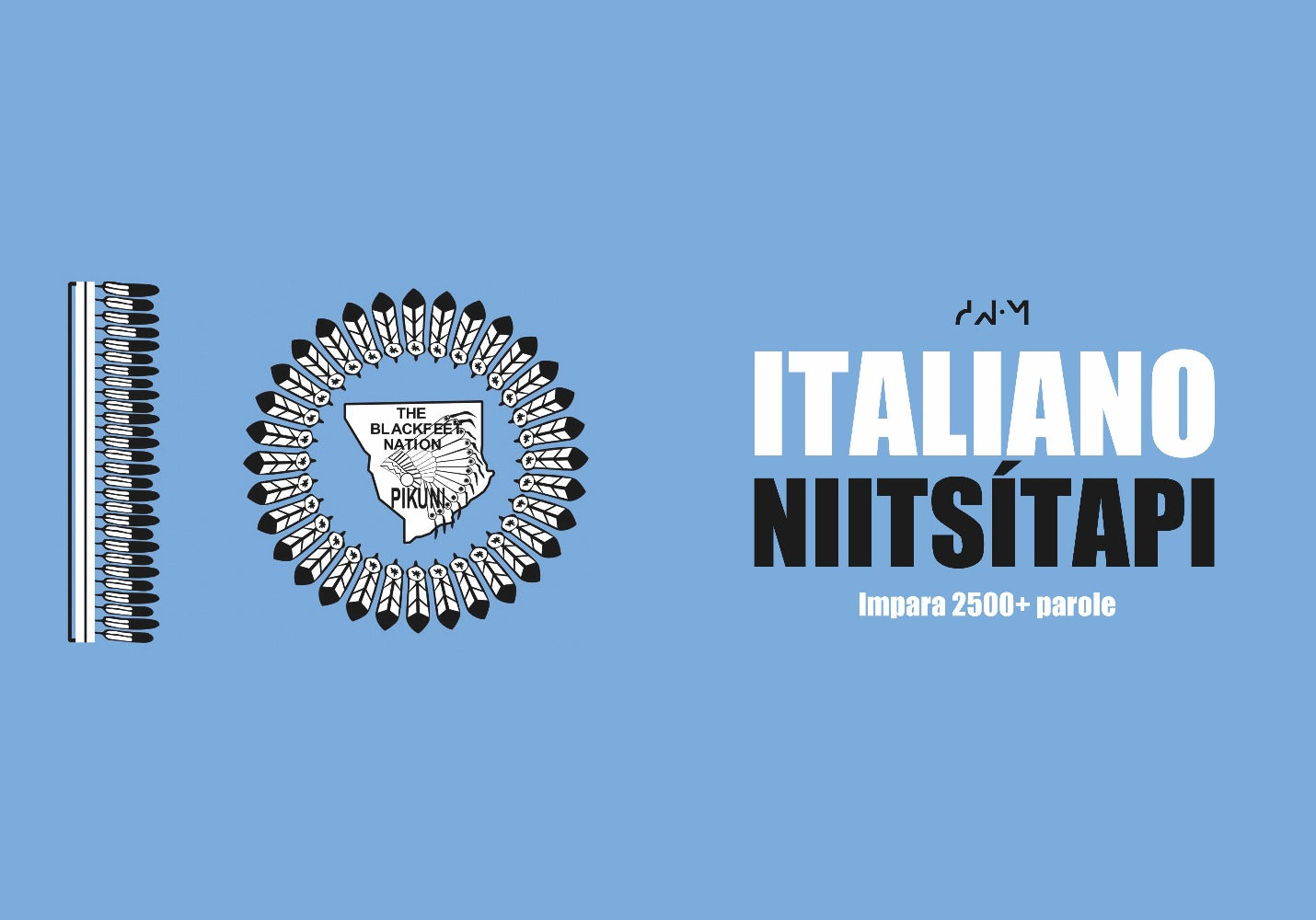 copertina del quaderno di niitsitapi