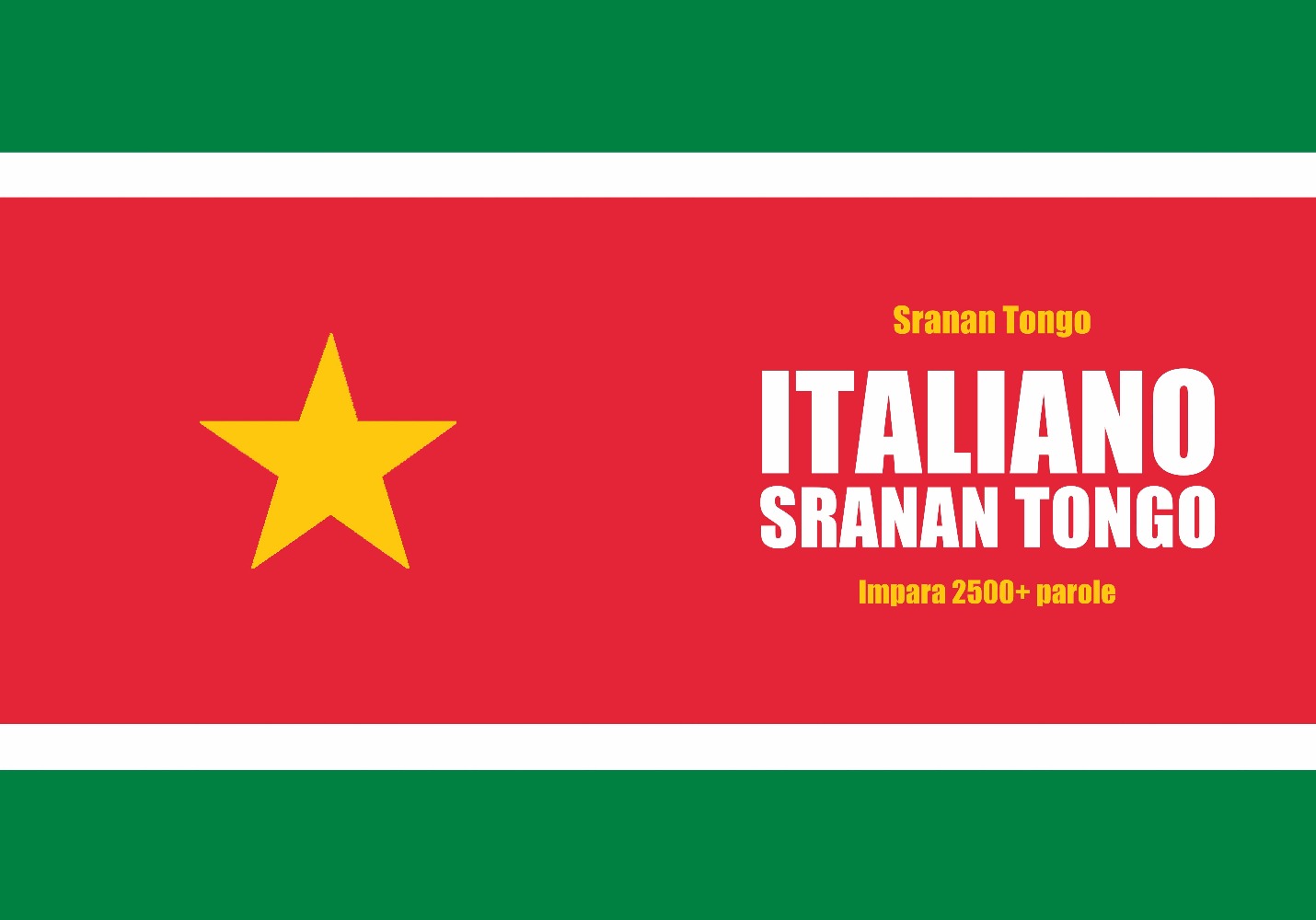 copertina del quaderno di sranan tongo