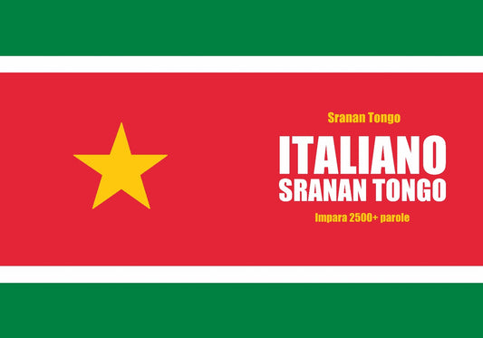 copertina del quaderno di sranan tongo