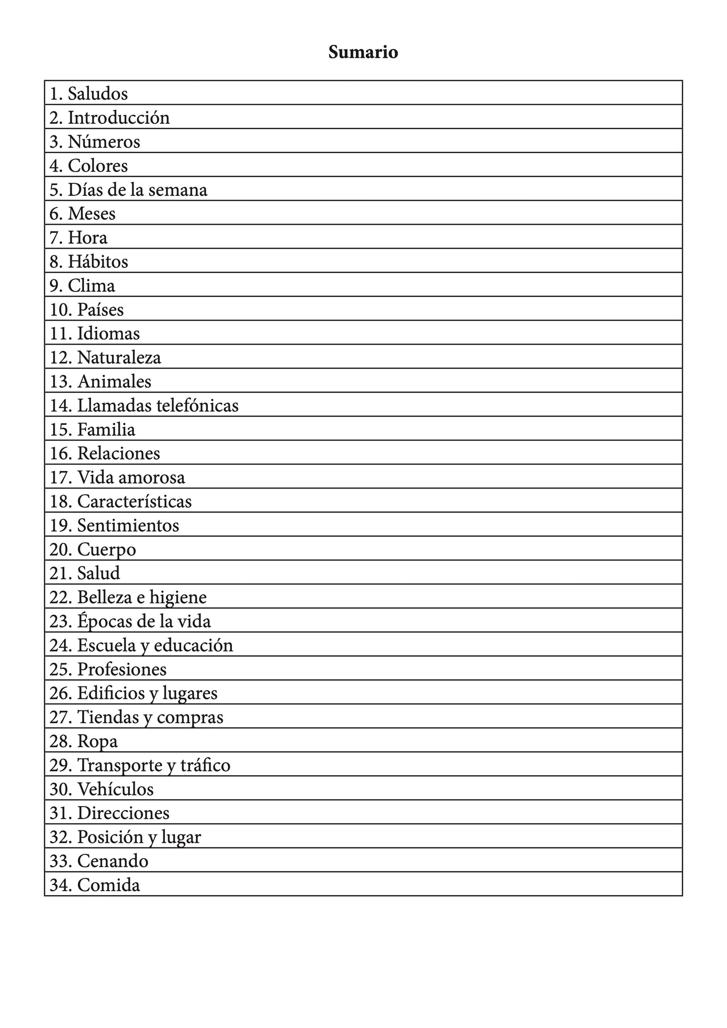 Español-cingalés cuaderno de vocabulario