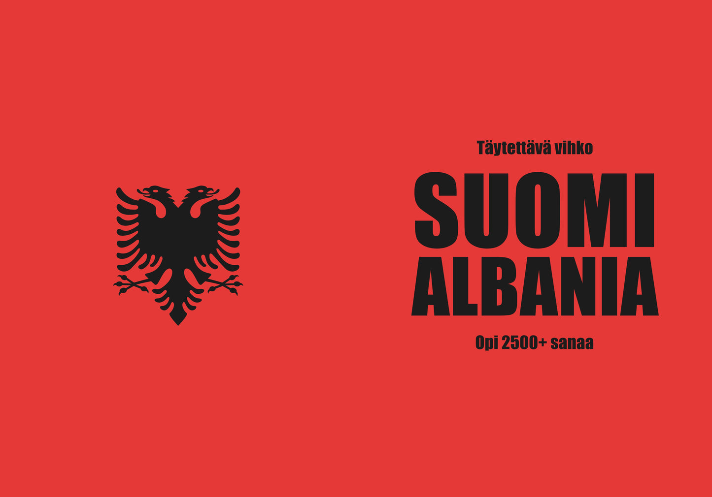 Albania täytettävä vihko 