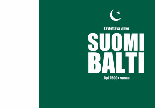 Suomi-balti täytettävä vihko 