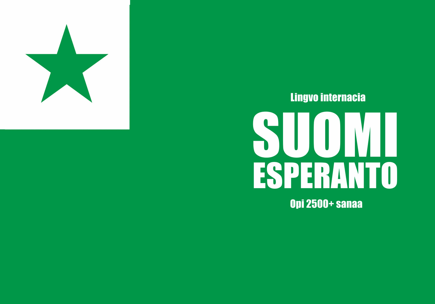 Suomi-esperanto täytettävä vihko