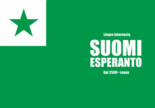 Suomi-esperanto täytettävä vihko