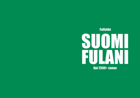 Suomi-fulani täytettävä vihko