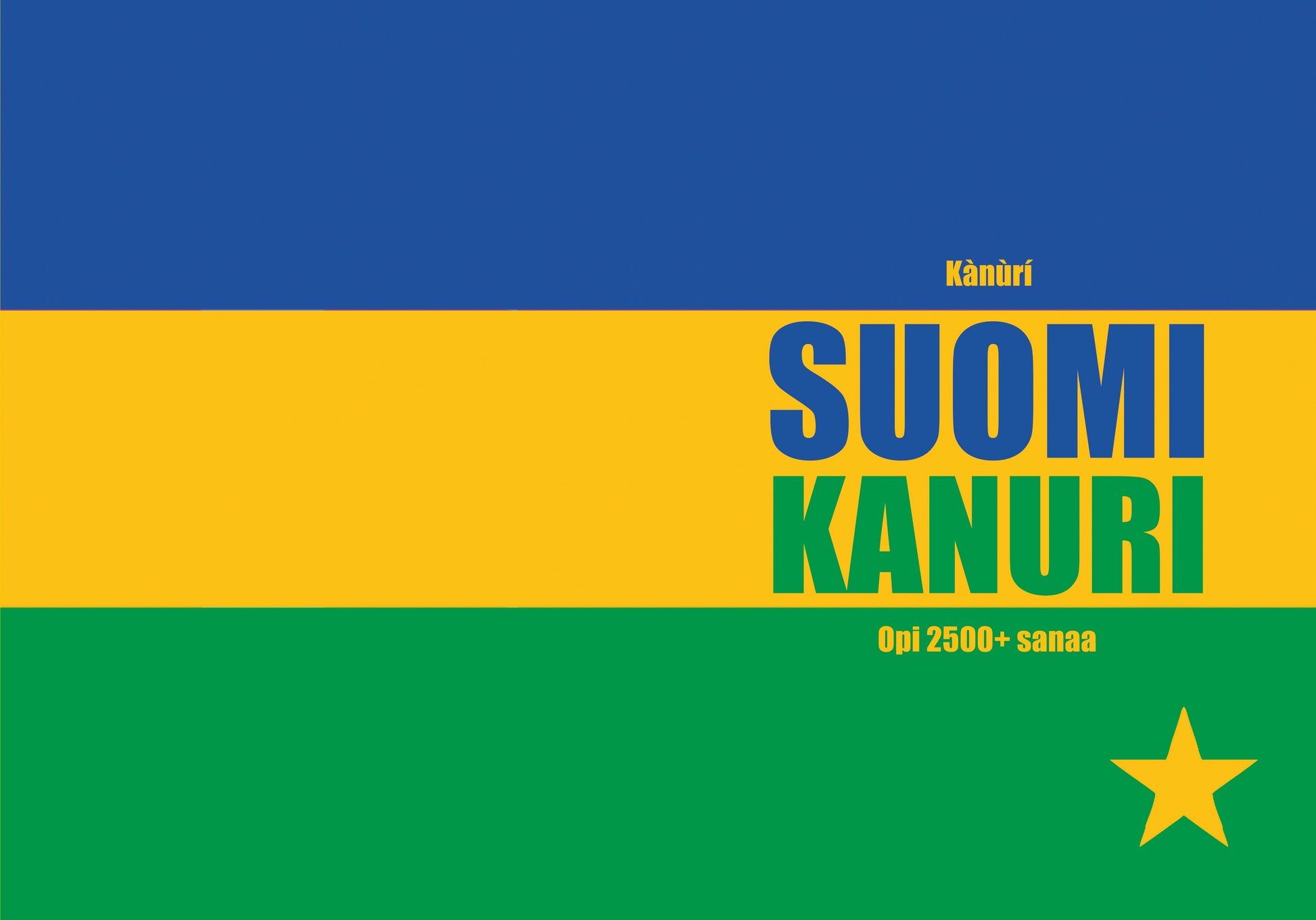 Suomi-kanuri täytettävä vihko