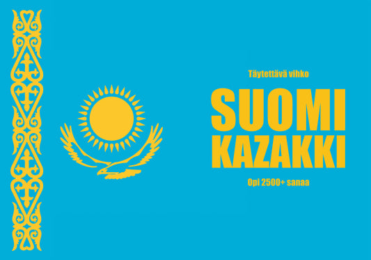 Suomi-kazakki täytettävä vihko