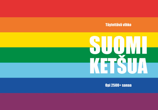 Suomi-ketšua täytettävä vihko