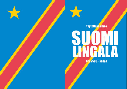 Suomi-lingala täytettävä vihko