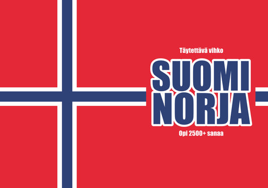 Suomi-norja täytettävä vihko