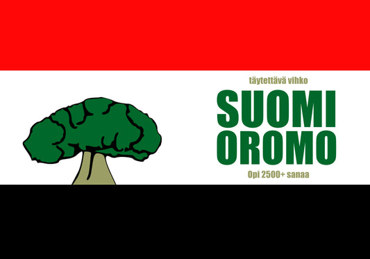 Suomi-oromo täytettävä vihko