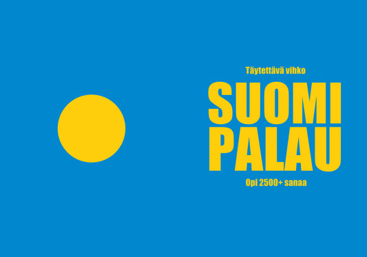 Suomi-palau täytettävä vihko