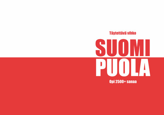 Suomi-puola täytettävä vihko