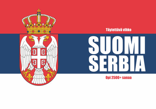 Suomi-serbia täytettävä vihko