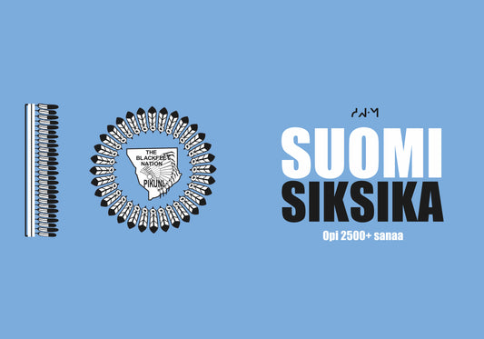 Suomi-siksika täytettävä vihko