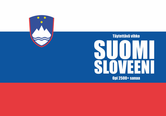 Suomi-sloveeni täytettävä vihko