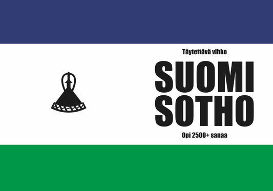 Suomi-sotho täytettävä vihko