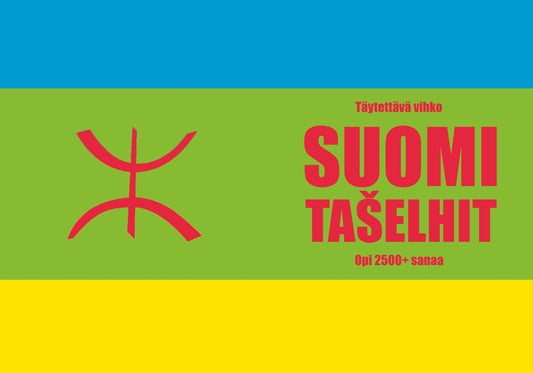 Suomi-tashelhit täytettävä vihko