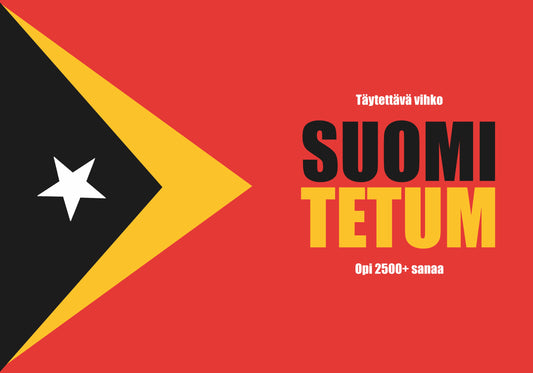 Suomi-tetum täytettävä vihko