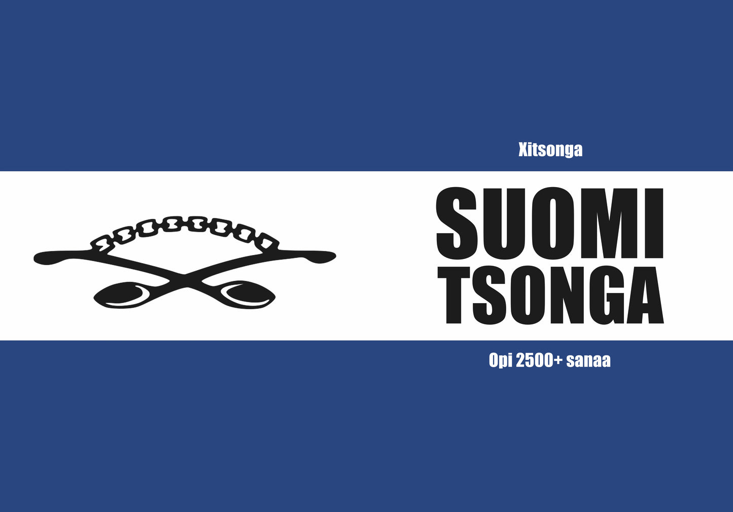 Suomi-tsonga täytettävä vihko