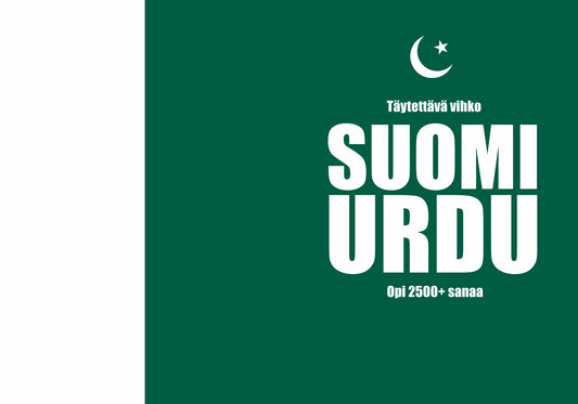 Suomi-urdu täytettävä vihko