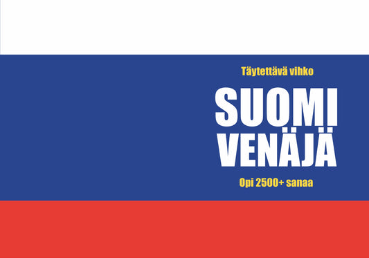 Suomi-venäjä täytettävä vihko