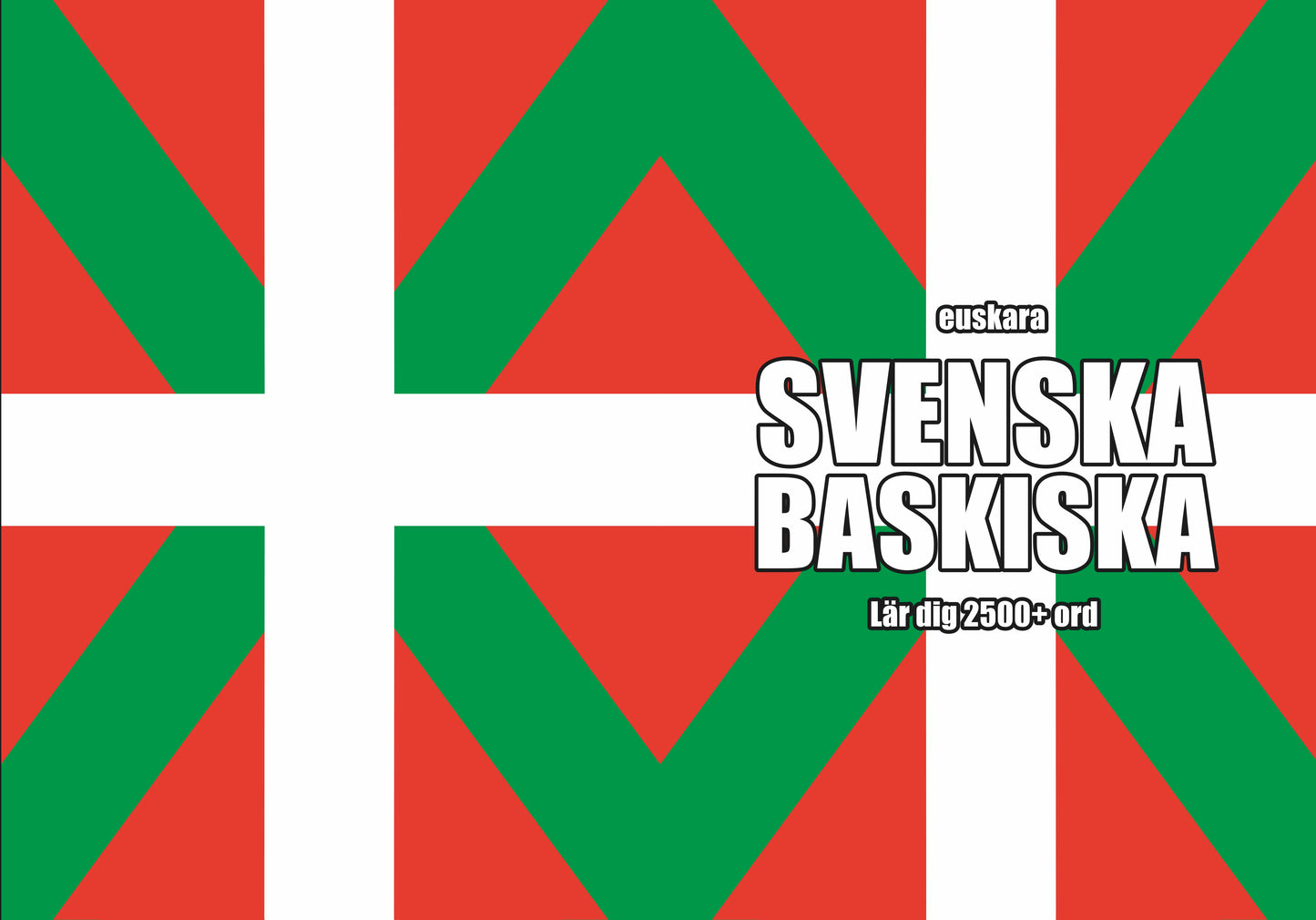 Svenska-baskiska anteckningsbok att fylla i