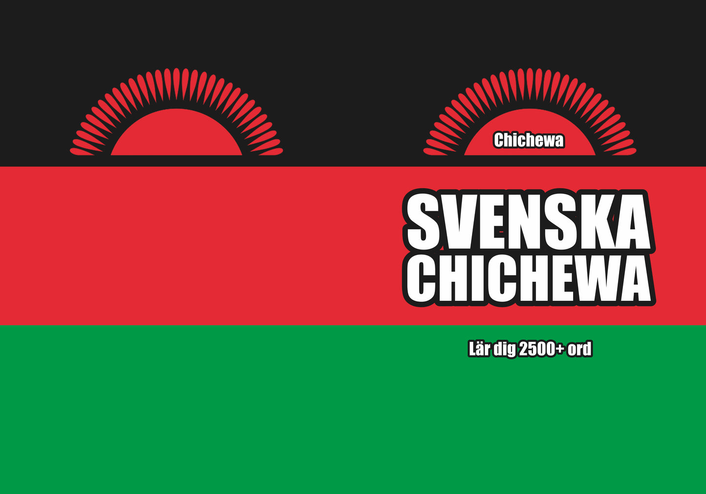 Svenska-chichewa anteckningsbok att fylla i