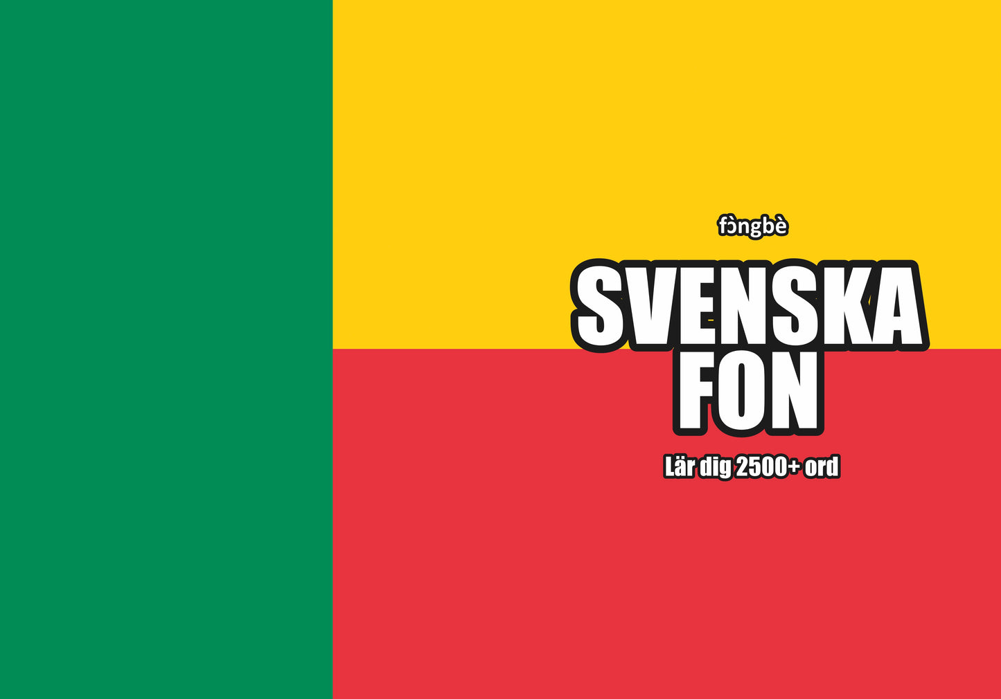 Svenska-fon anteckningsbok att fylla i