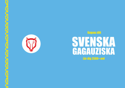 Svenska-gagauziska anteckningsbok att fylla i