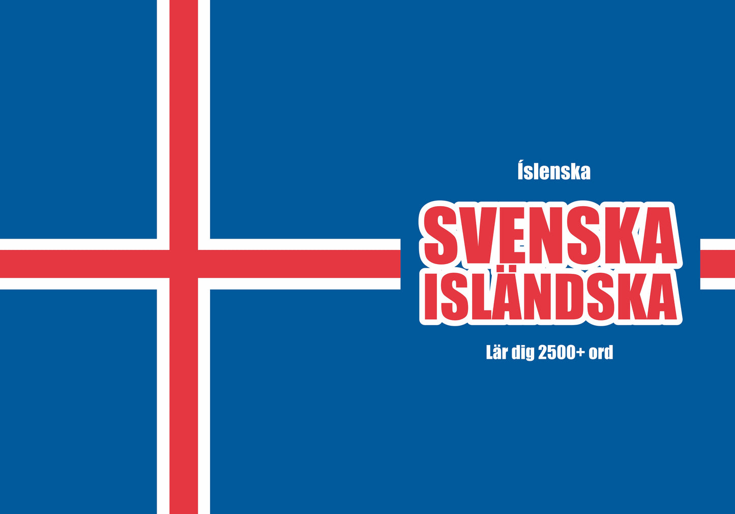 Svenska-islenska anteckningsbok att fylla i